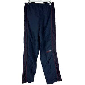 BUM Equipment Mens Navy Nylon Track Pants Size Medium